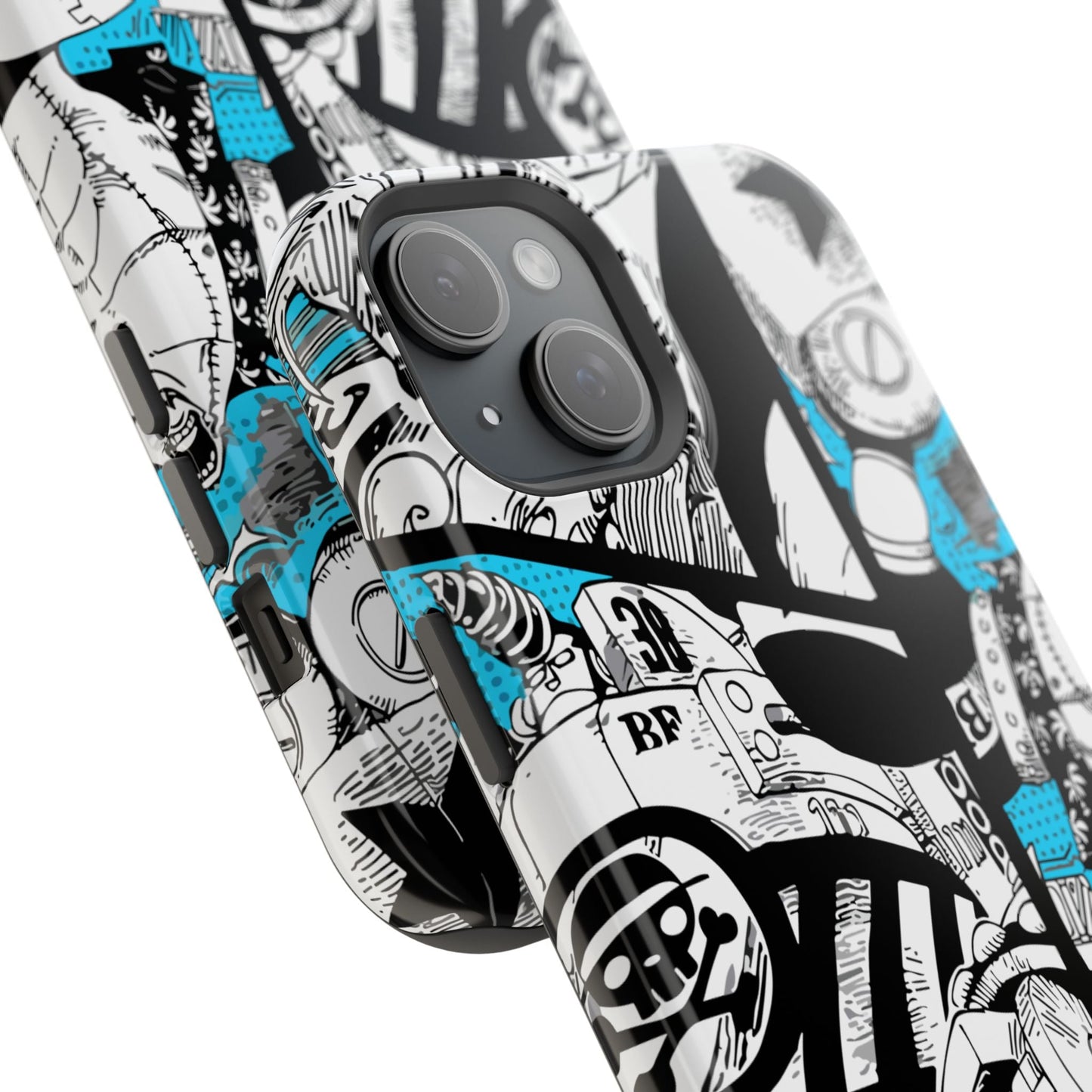 Franky Magnetic Tough iPhone Case – The Cyborg Powerhouse - AnimeKraf.com