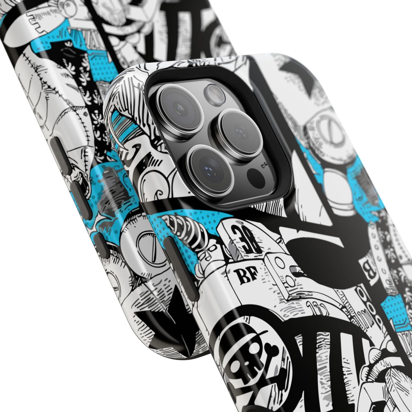 Franky Magnetic Tough iPhone Case – The Cyborg Powerhouse - AnimeKraf.com