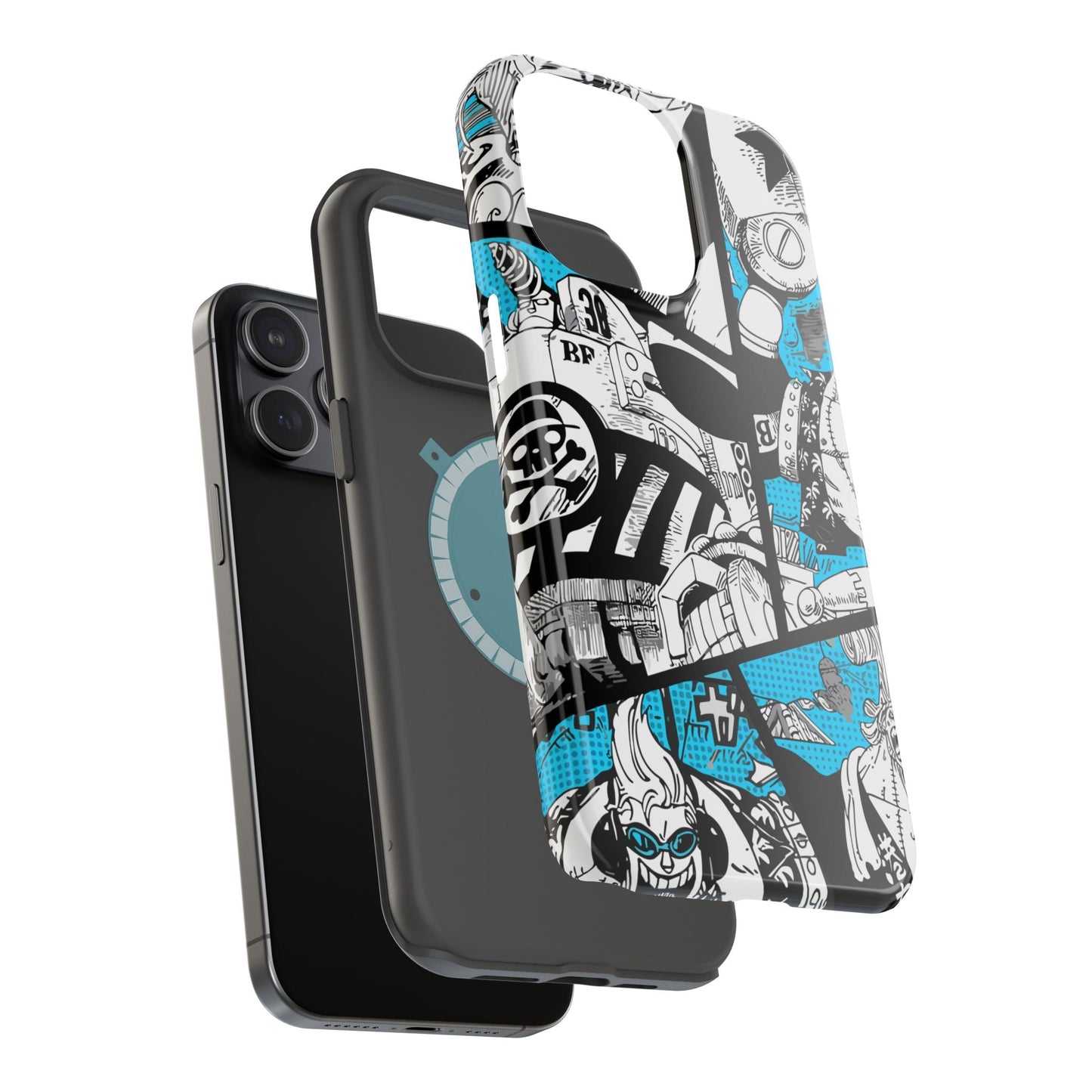 Franky Magnetic Tough iPhone Case – The Cyborg Powerhouse - AnimeKraf.com