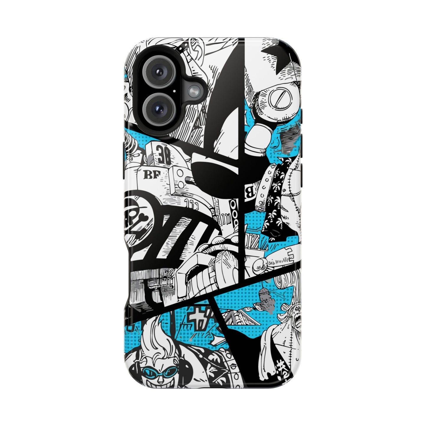 Franky Magnetic Tough iPhone Case – The Cyborg Powerhouse - AnimeKraf.com