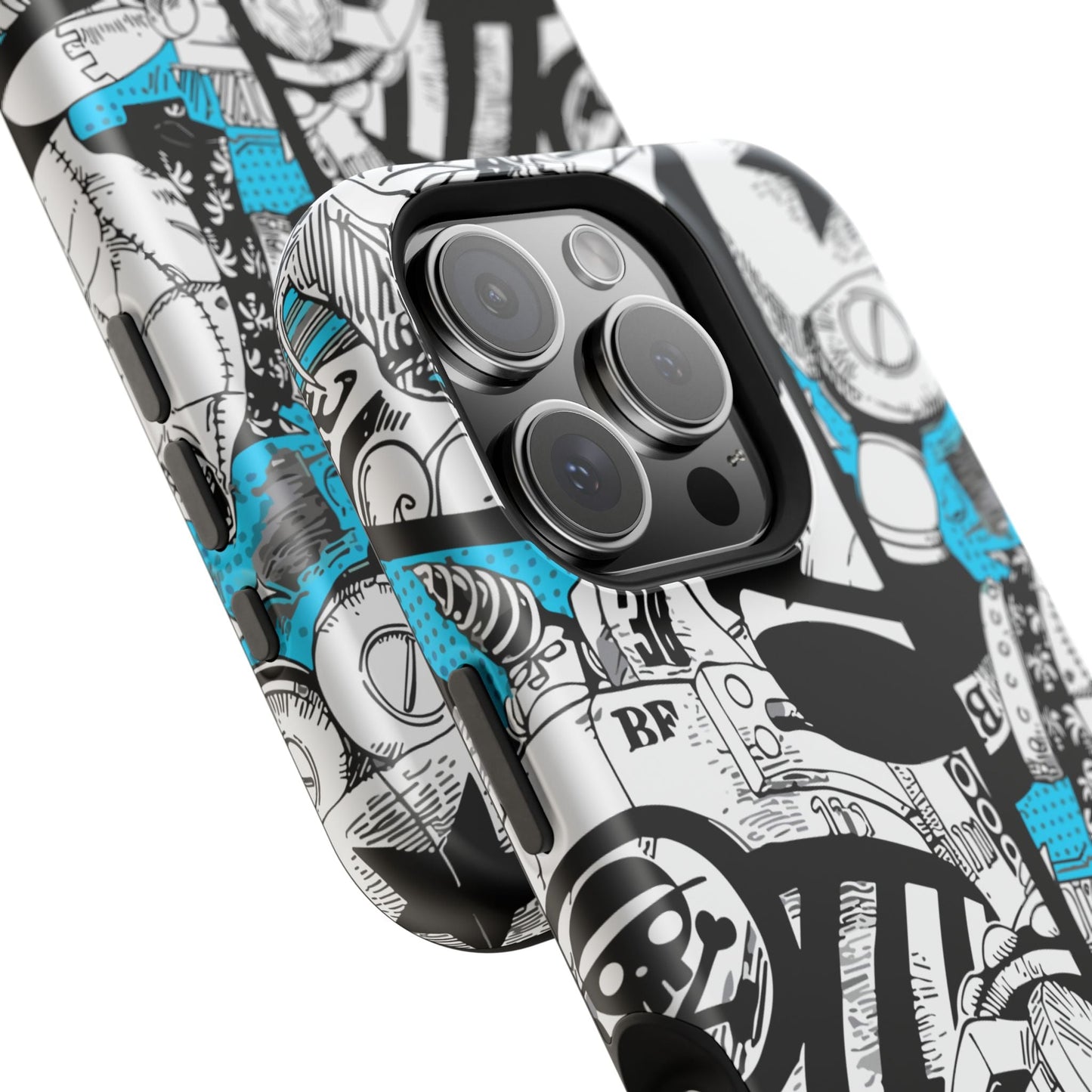 Franky Magnetic Tough iPhone Case – The Cyborg Powerhouse - AnimeKraf.com