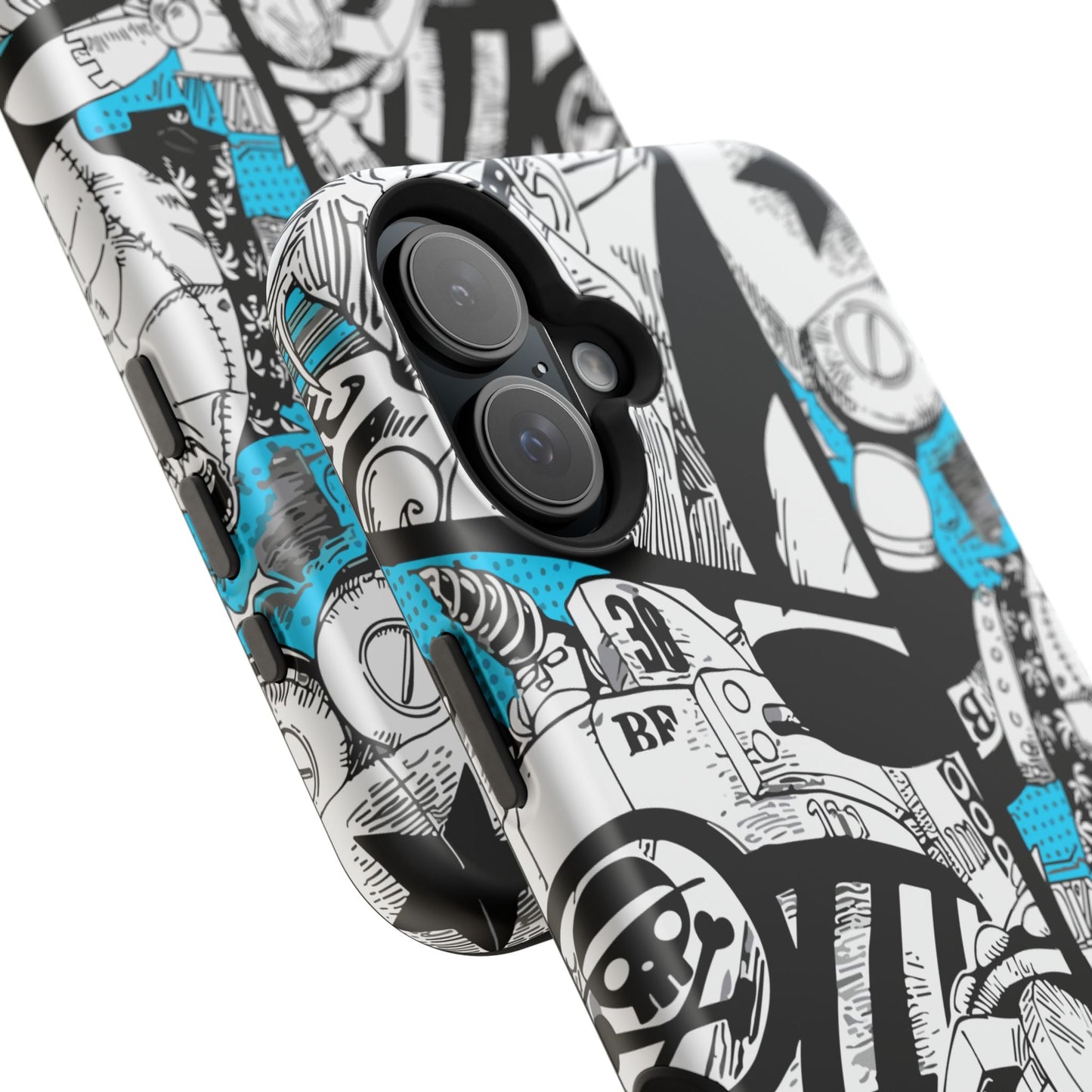 Franky Magnetic Tough iPhone Case – The Cyborg Powerhouse - AnimeKraf.com