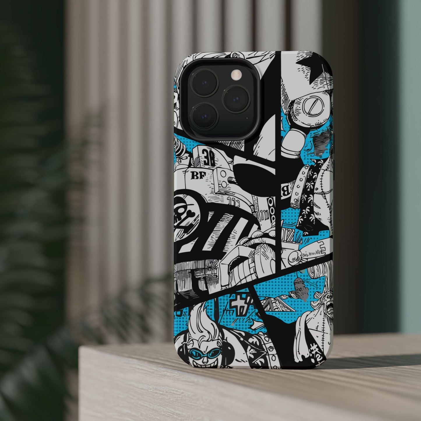 Franky Magnetic Tough iPhone Case – The Cyborg Powerhouse - AnimeKraf.com