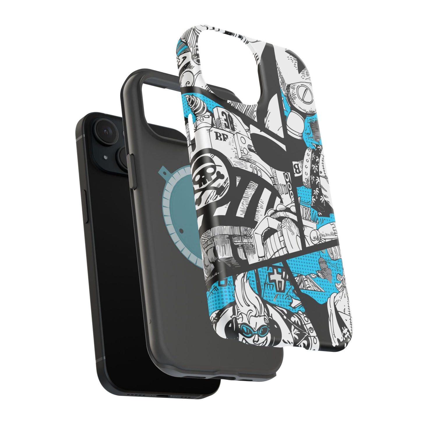 Franky Magnetic Tough iPhone Case – The Cyborg Powerhouse - AnimeKraf.com