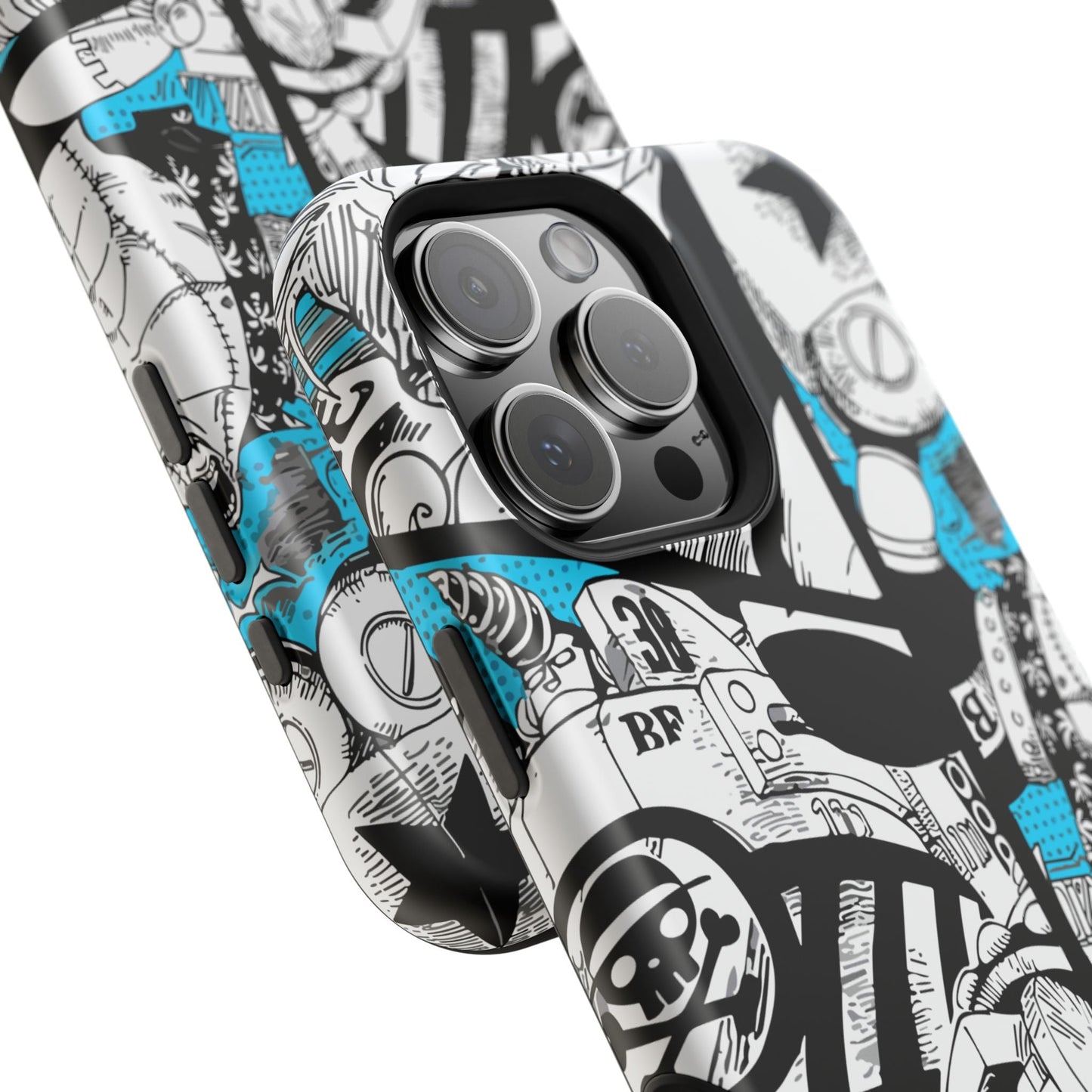Franky Magnetic Tough iPhone Case – The Cyborg Powerhouse - AnimeKraf.com