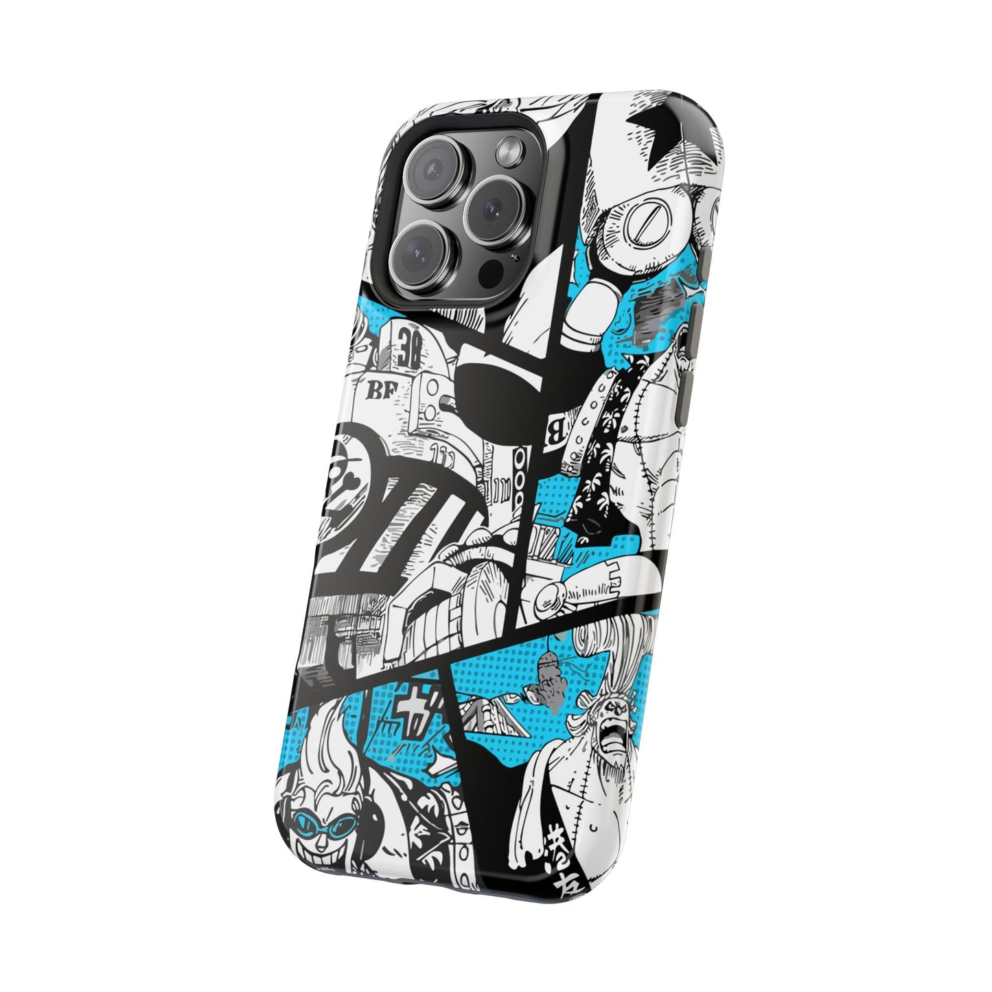 Franky Magnetic Tough iPhone Case – The Cyborg Powerhouse - AnimeKraf.com