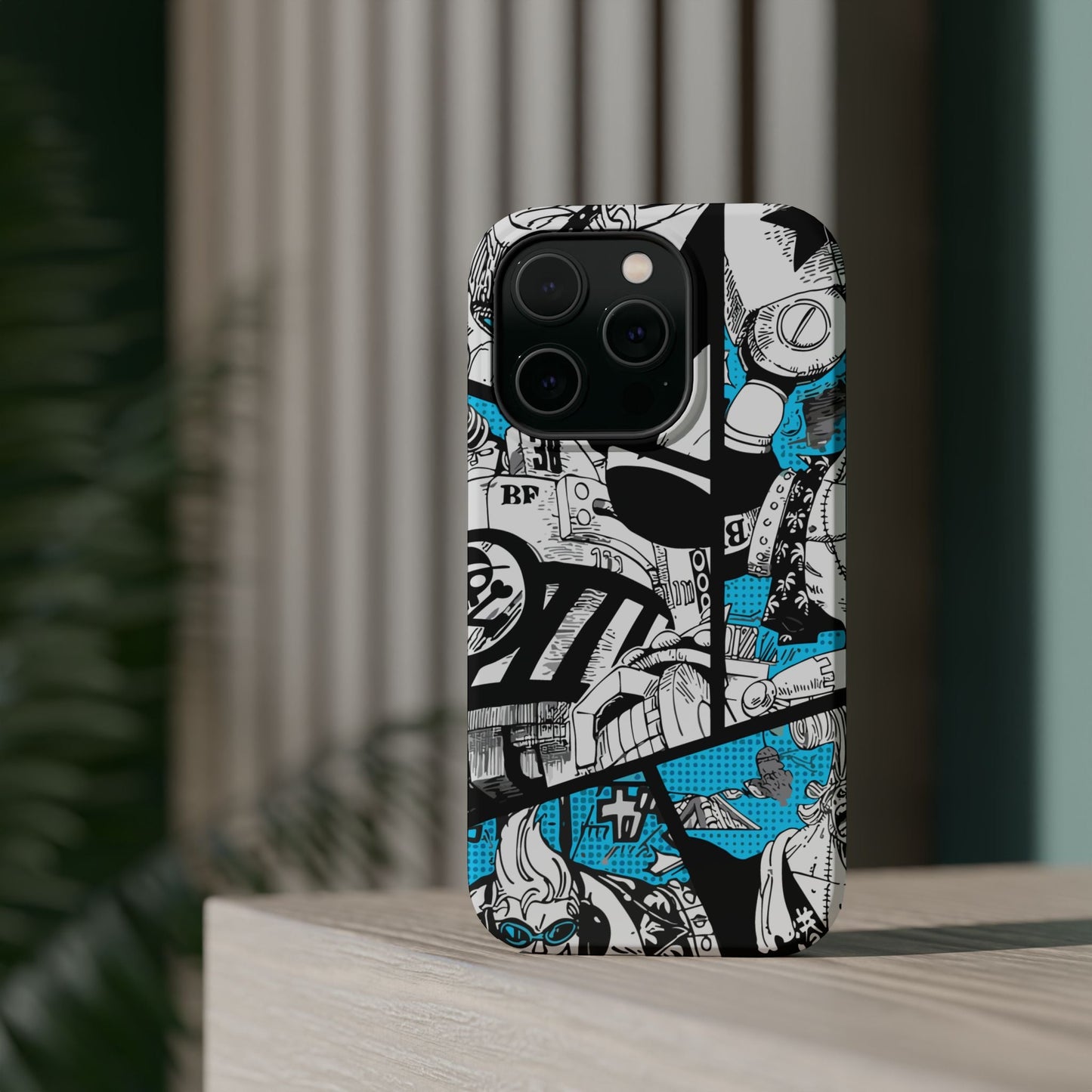 Franky Magnetic Tough iPhone Case – The Cyborg Powerhouse - AnimeKraf.com