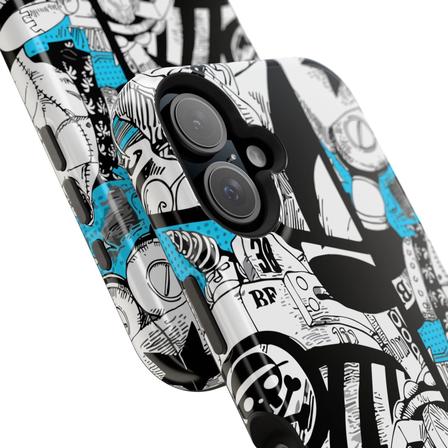 Franky Magnetic Tough iPhone Case – The Cyborg Powerhouse - AnimeKraf.com