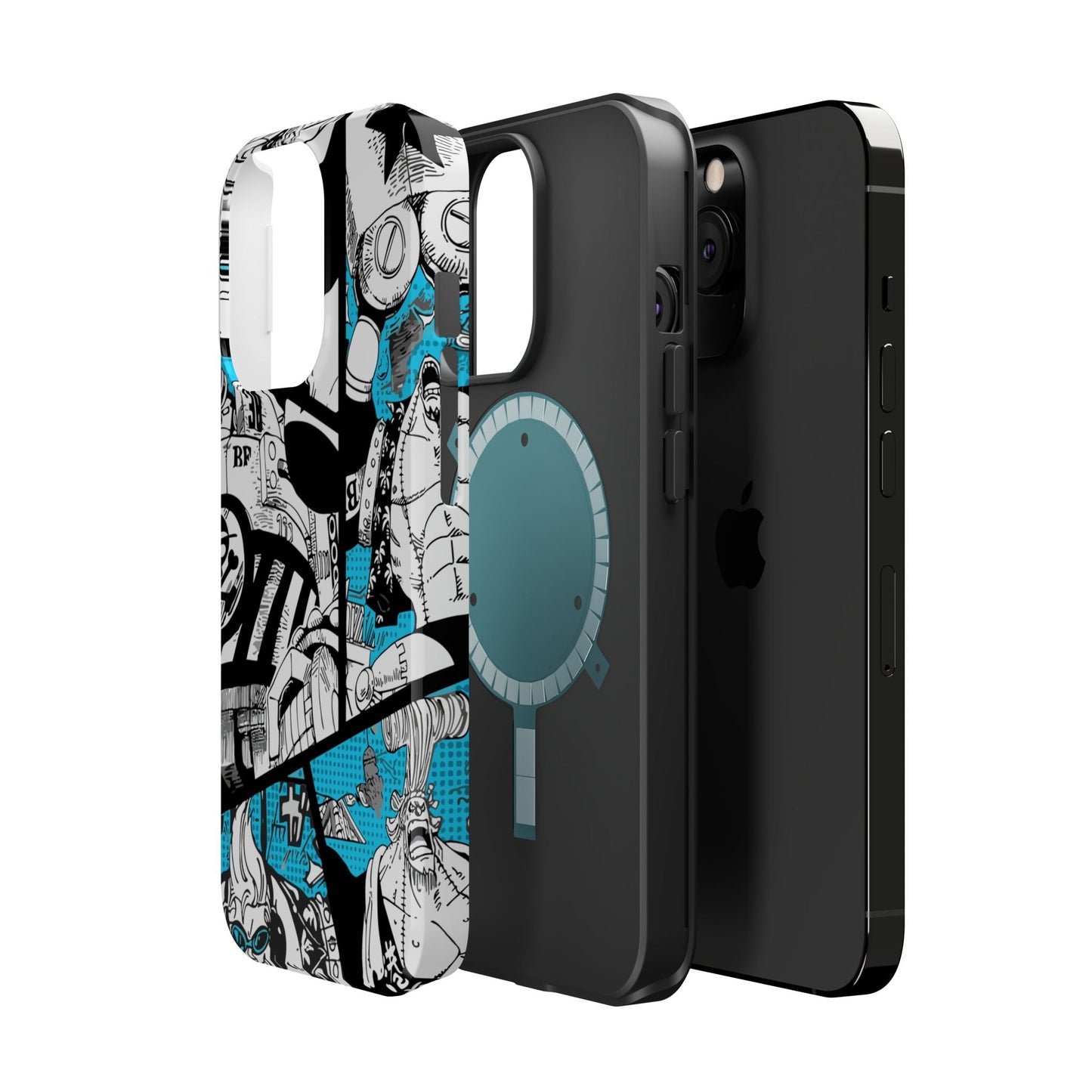Franky Magnetic Tough iPhone Case – The Cyborg Powerhouse - AnimeKraf.com