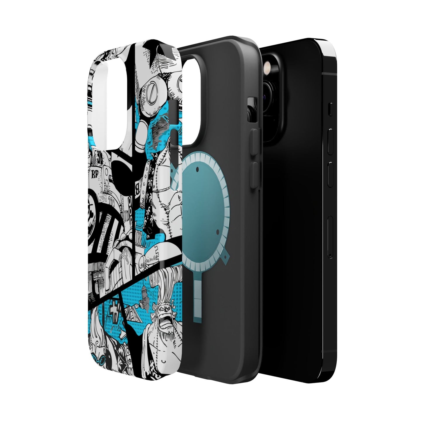 Franky Magnetic Tough iPhone Case – The Cyborg Powerhouse - AnimeKraf.com