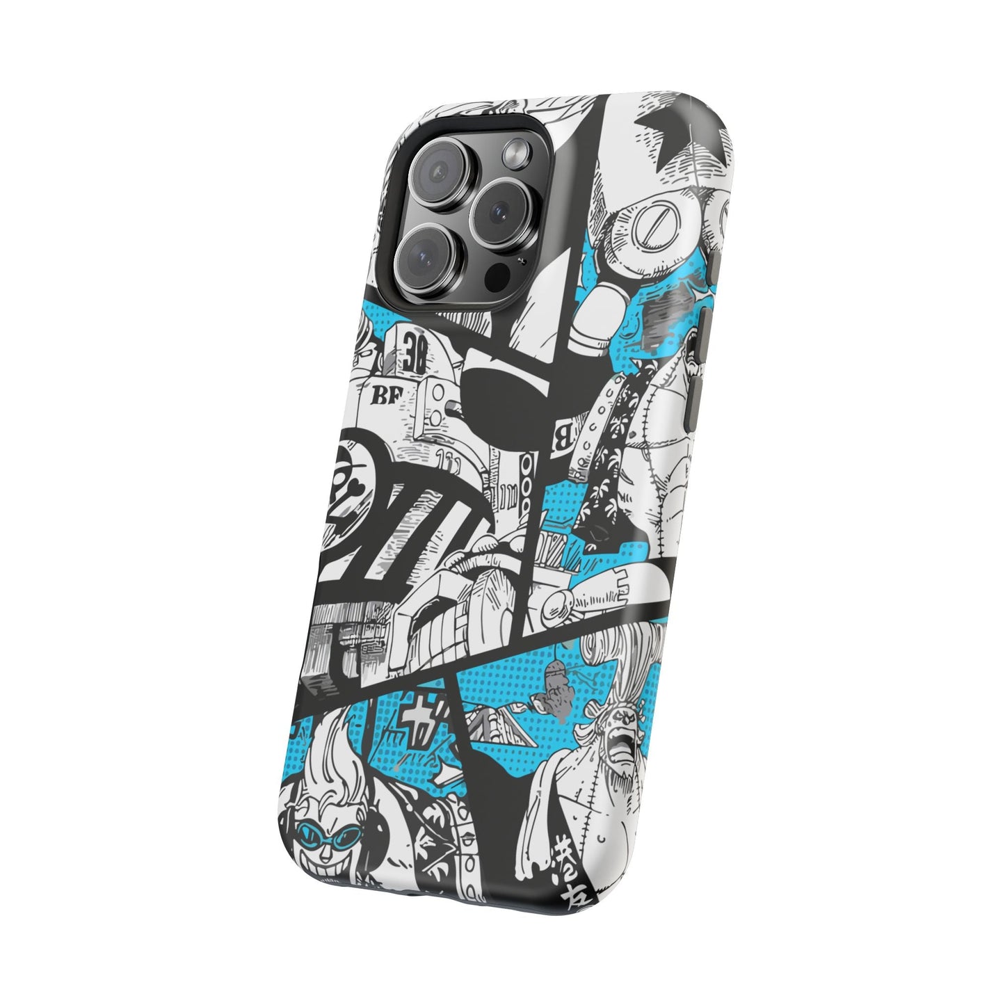 Franky Magnetic Tough iPhone Case – The Cyborg Powerhouse - AnimeKraf.com