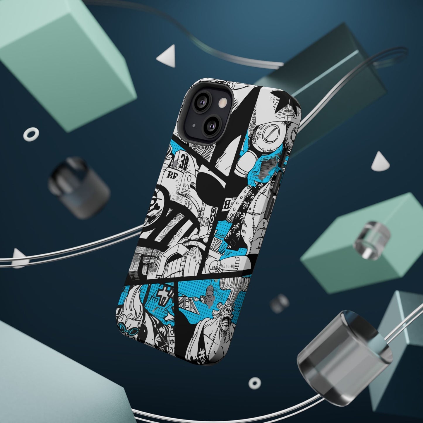 Franky Magnetic Tough iPhone Case – The Cyborg Powerhouse - AnimeKraf.com