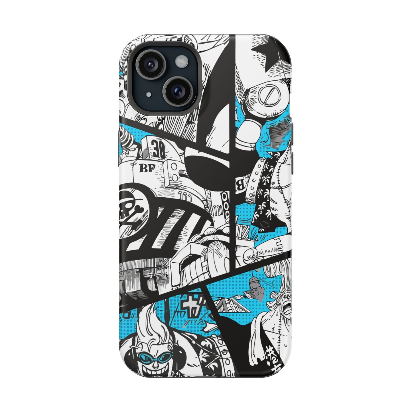 Franky Magnetic Tough iPhone Case – The Cyborg Powerhouse - AnimeKraf.com