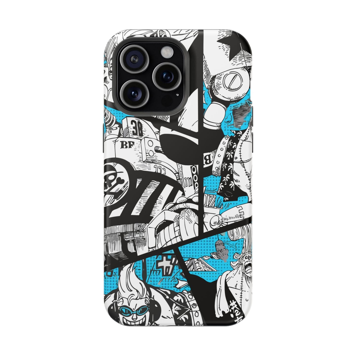 Franky Magnetic Tough iPhone Case – The Cyborg Powerhouse - AnimeKraf.com