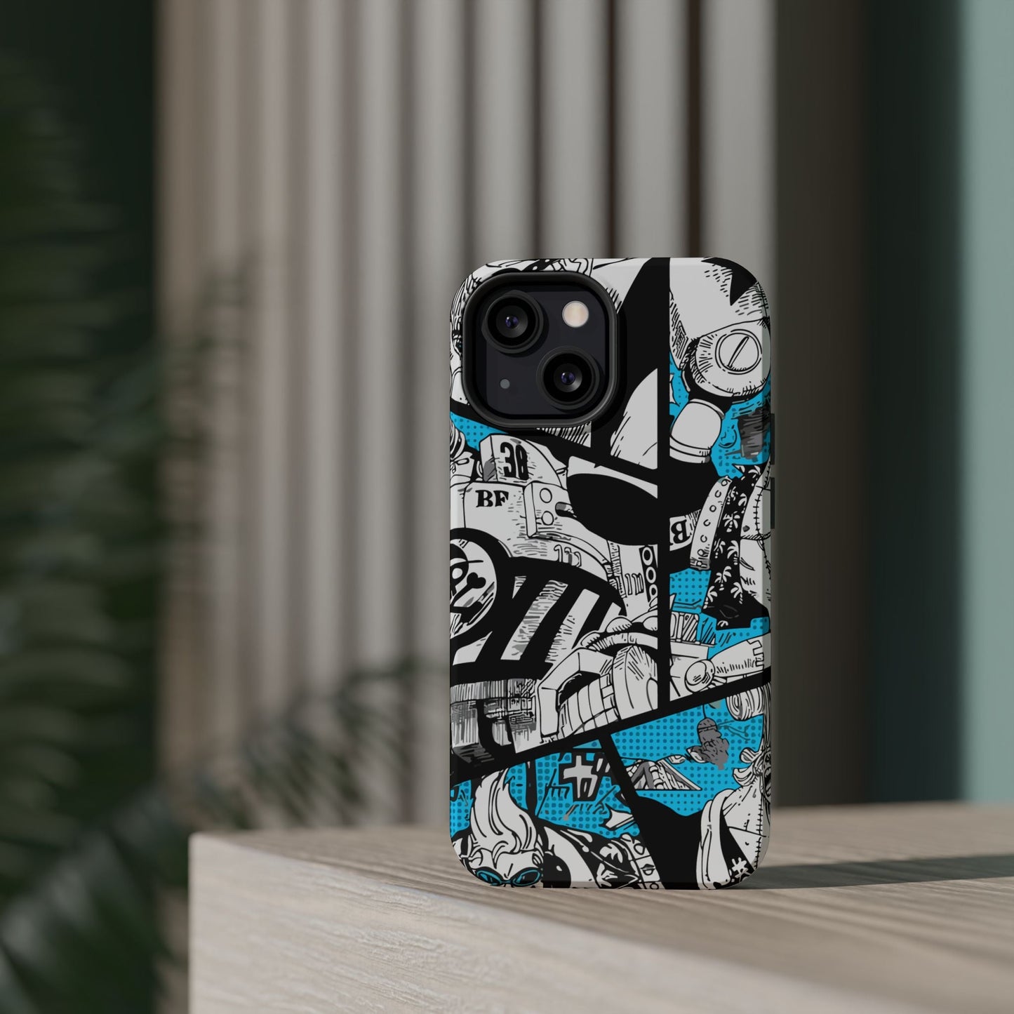 Franky Magnetic Tough iPhone Case – The Cyborg Powerhouse - AnimeKraf.com
