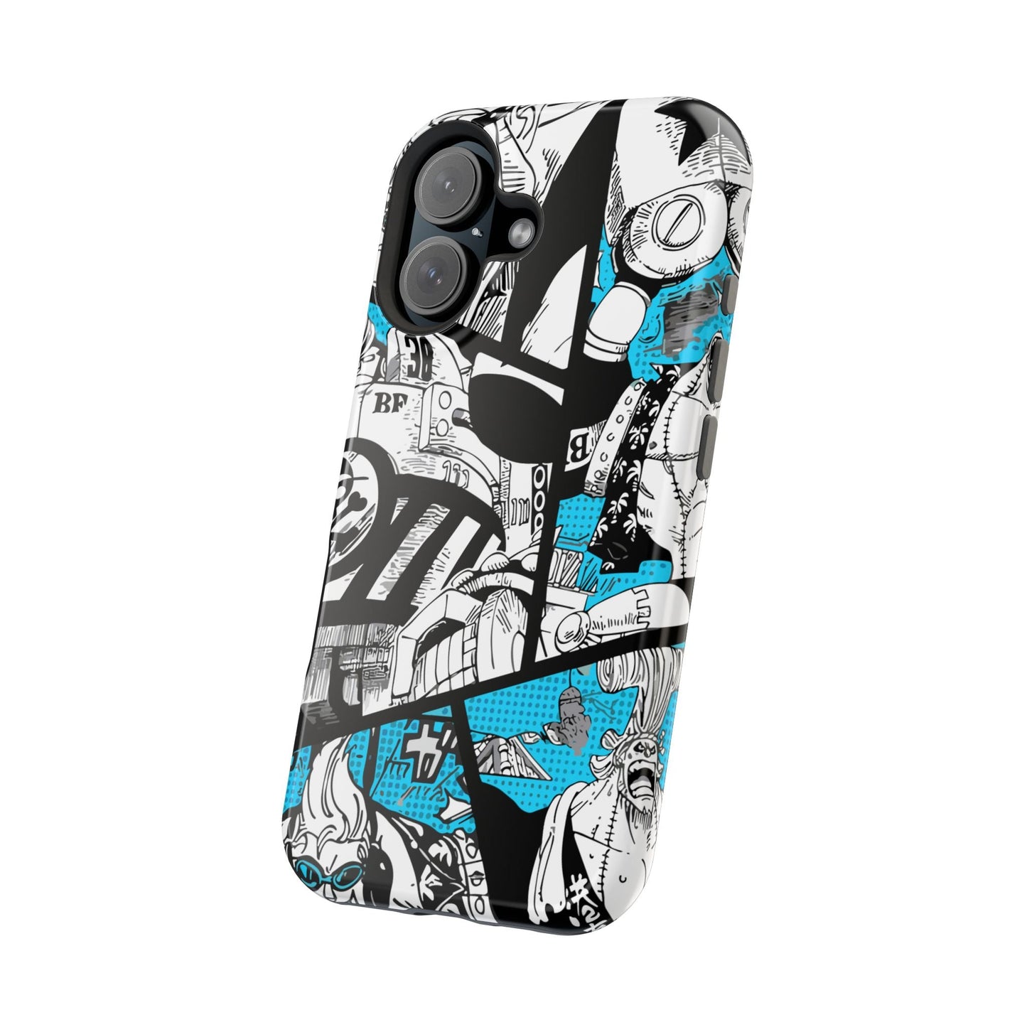 Franky Magnetic Tough iPhone Case – The Cyborg Powerhouse - AnimeKraf.com