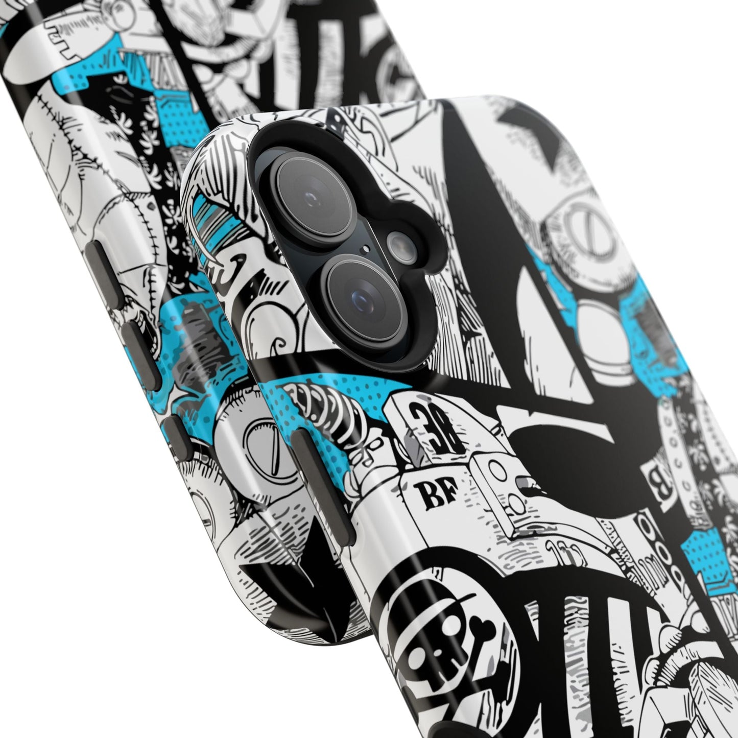 Franky Magnetic Tough iPhone Case – The Cyborg Powerhouse - AnimeKraf.com