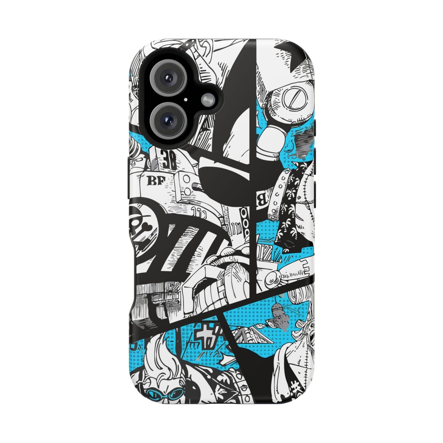 Franky Magnetic Tough iPhone Case – The Cyborg Powerhouse - AnimeKraf.com
