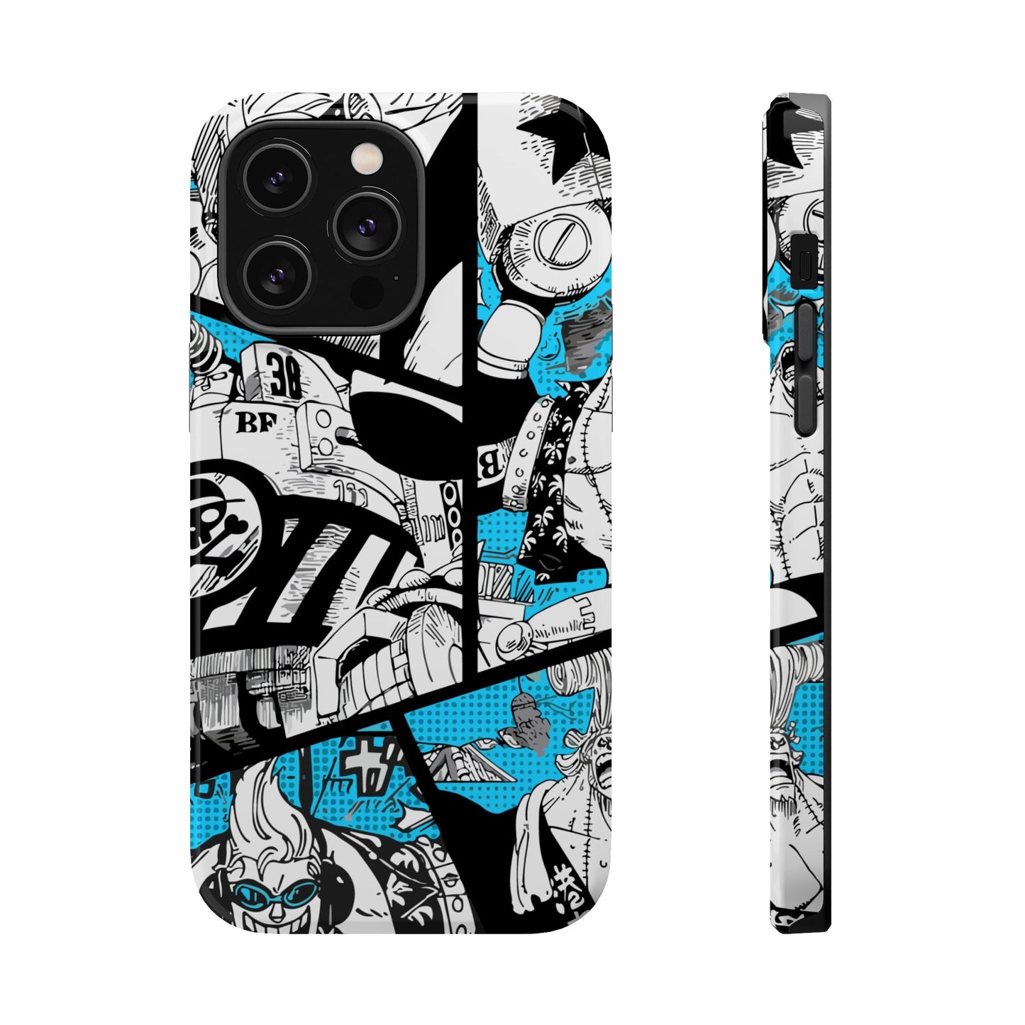 Franky Magnetic Tough iPhone Case – The Cyborg Powerhouse - AnimeKraf.com
