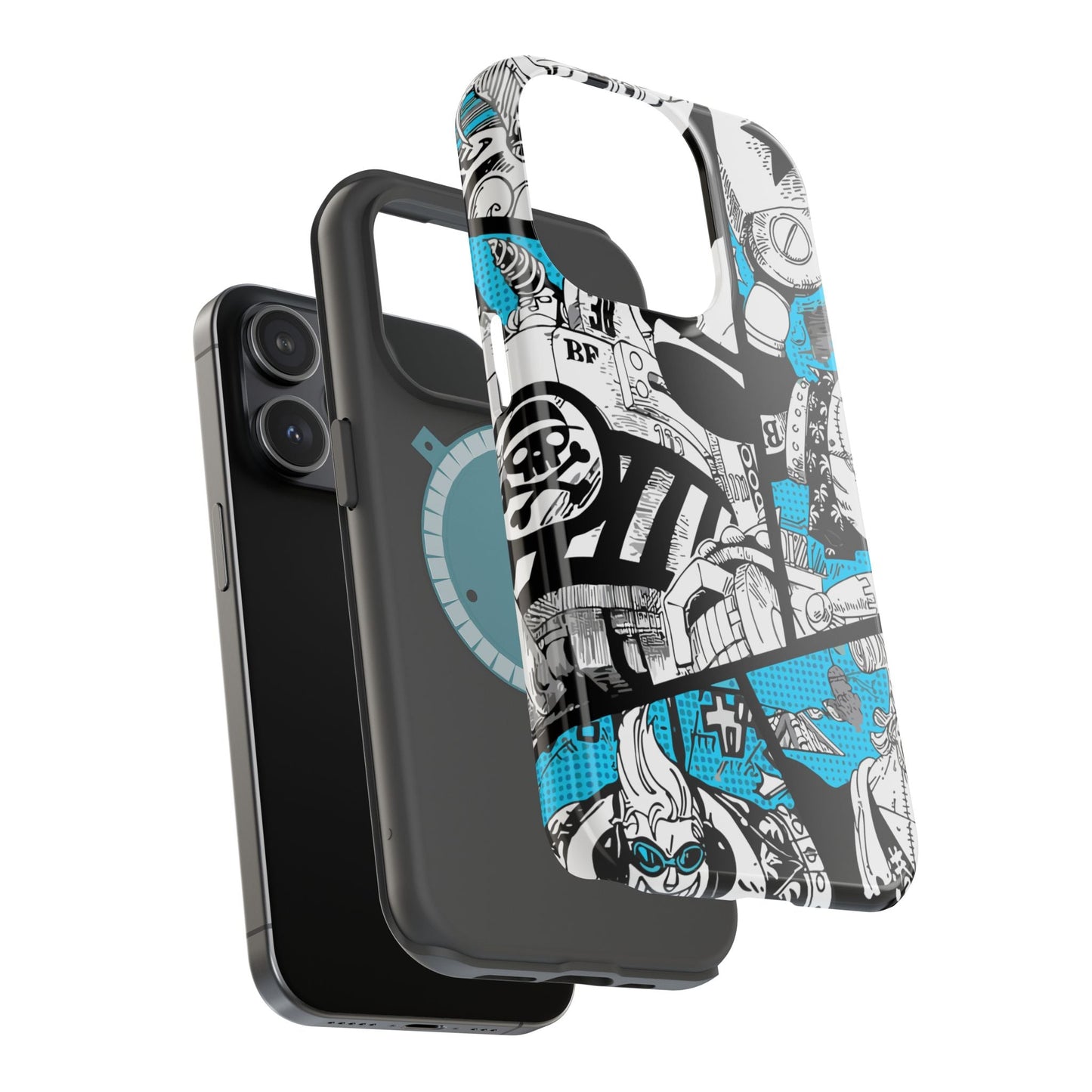 Franky Magnetic Tough iPhone Case – The Cyborg Powerhouse - AnimeKraf.com