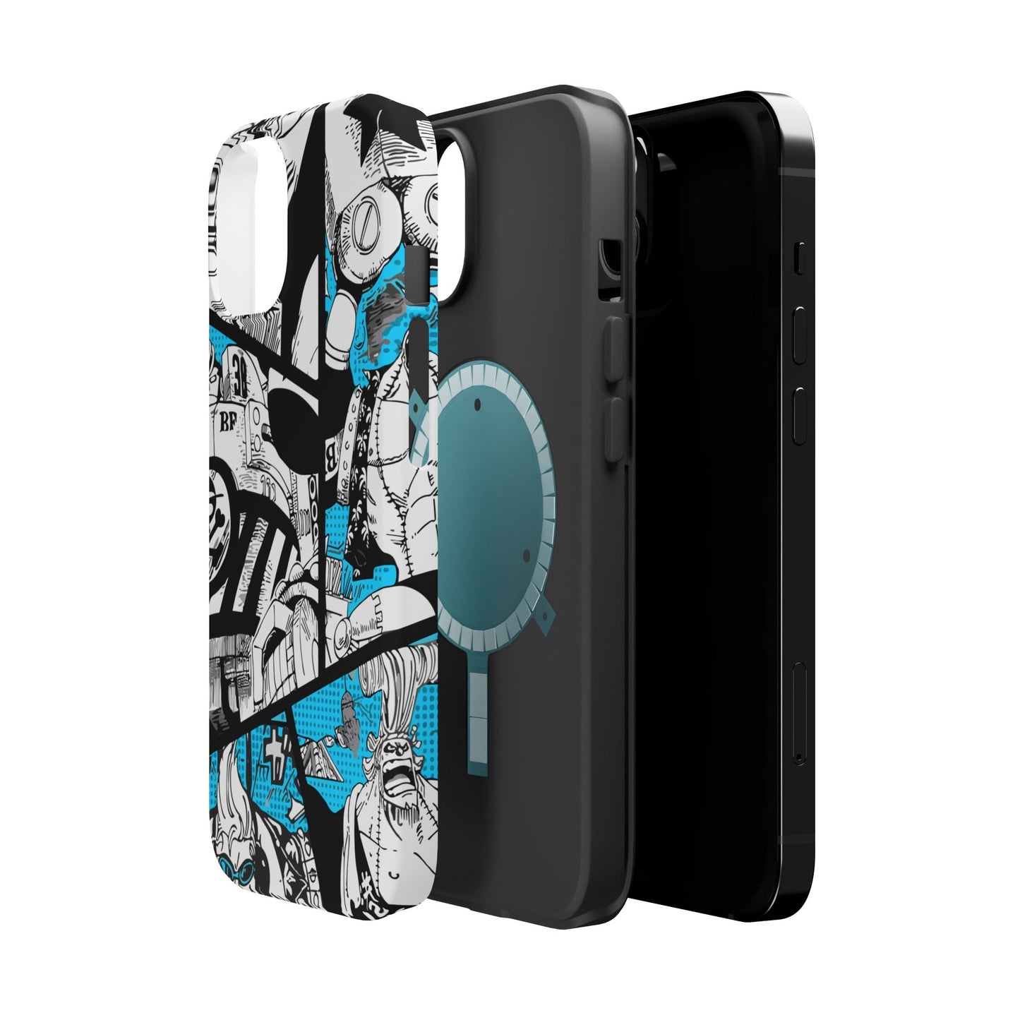 Franky Magnetic Tough iPhone Case – The Cyborg Powerhouse - AnimeKraf.com