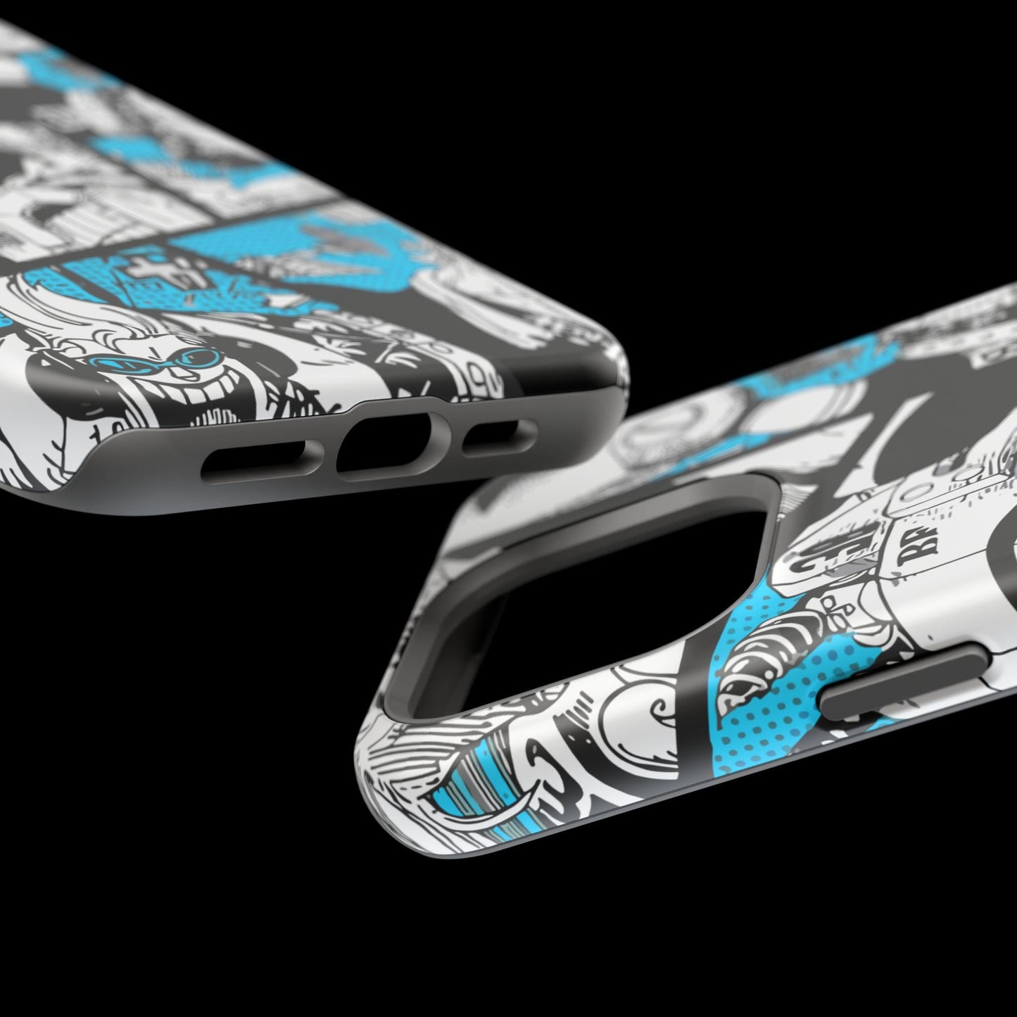 Franky Magnetic Tough iPhone Case – The Cyborg Powerhouse - AnimeKraf.com