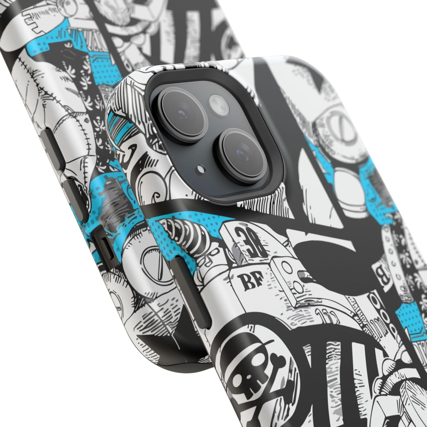 Franky Magnetic Tough iPhone Case – The Cyborg Powerhouse - AnimeKraf.com