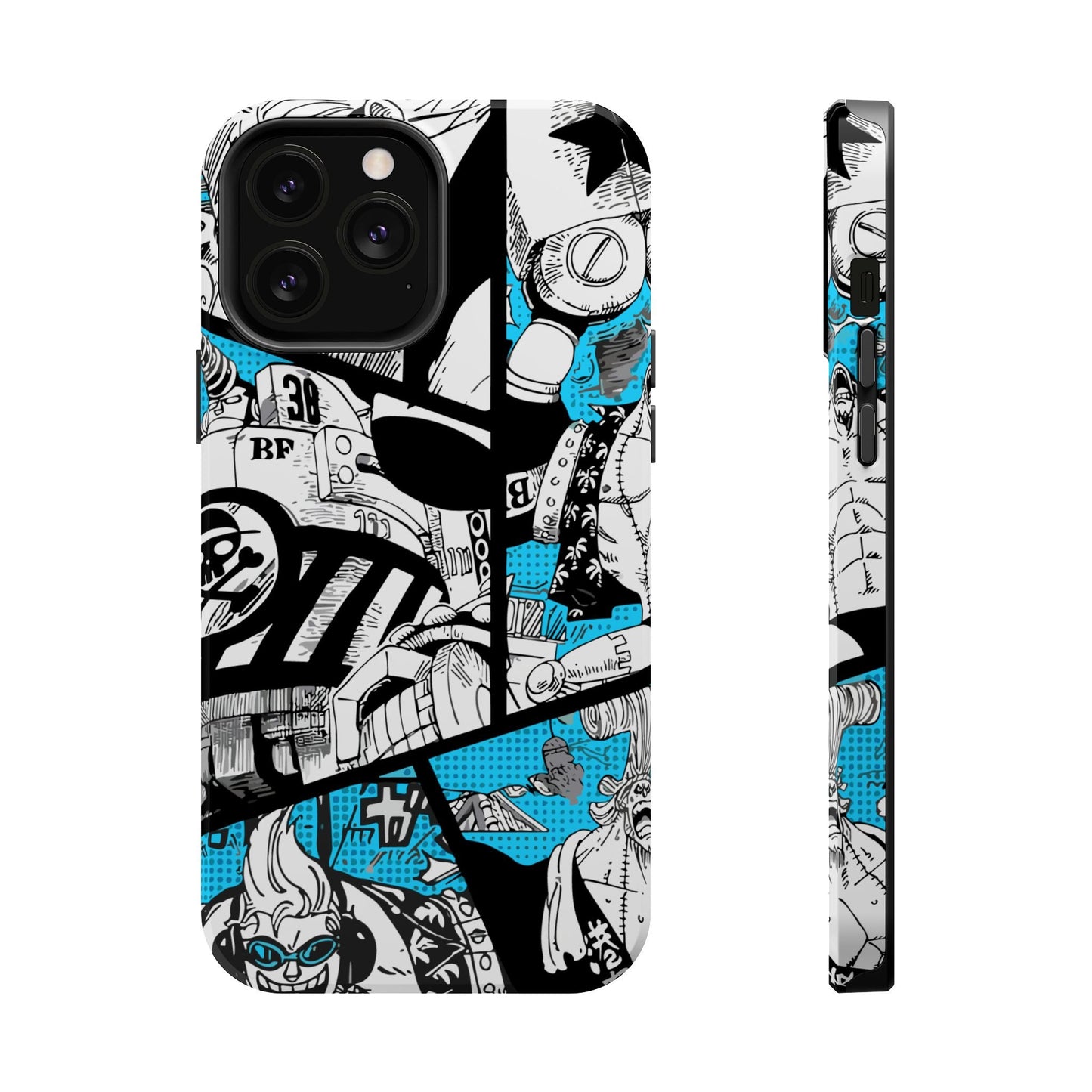 Franky Magnetic Tough iPhone Case – The Cyborg Powerhouse - AnimeKraf.com