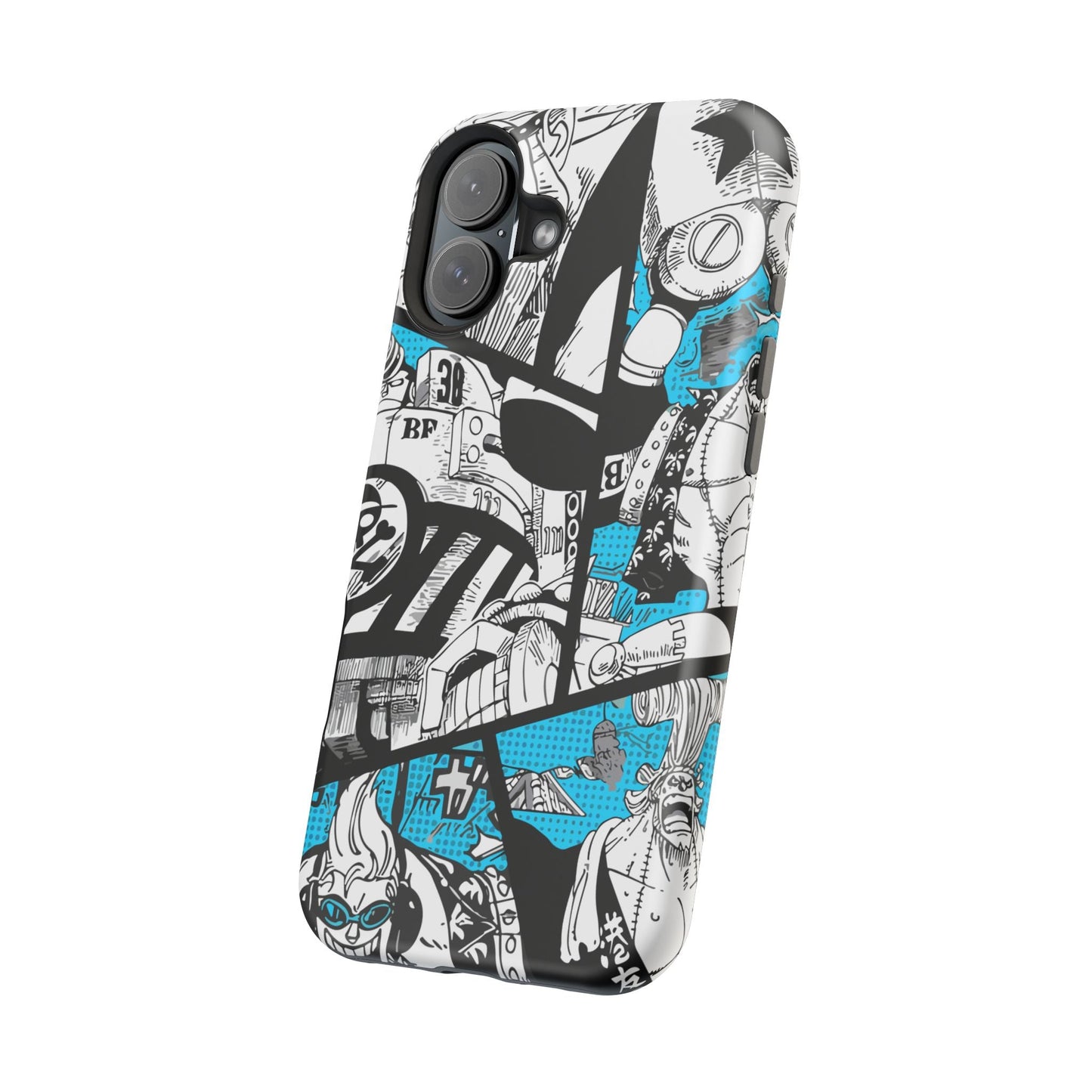 Franky Magnetic Tough iPhone Case – The Cyborg Powerhouse - AnimeKraf.com