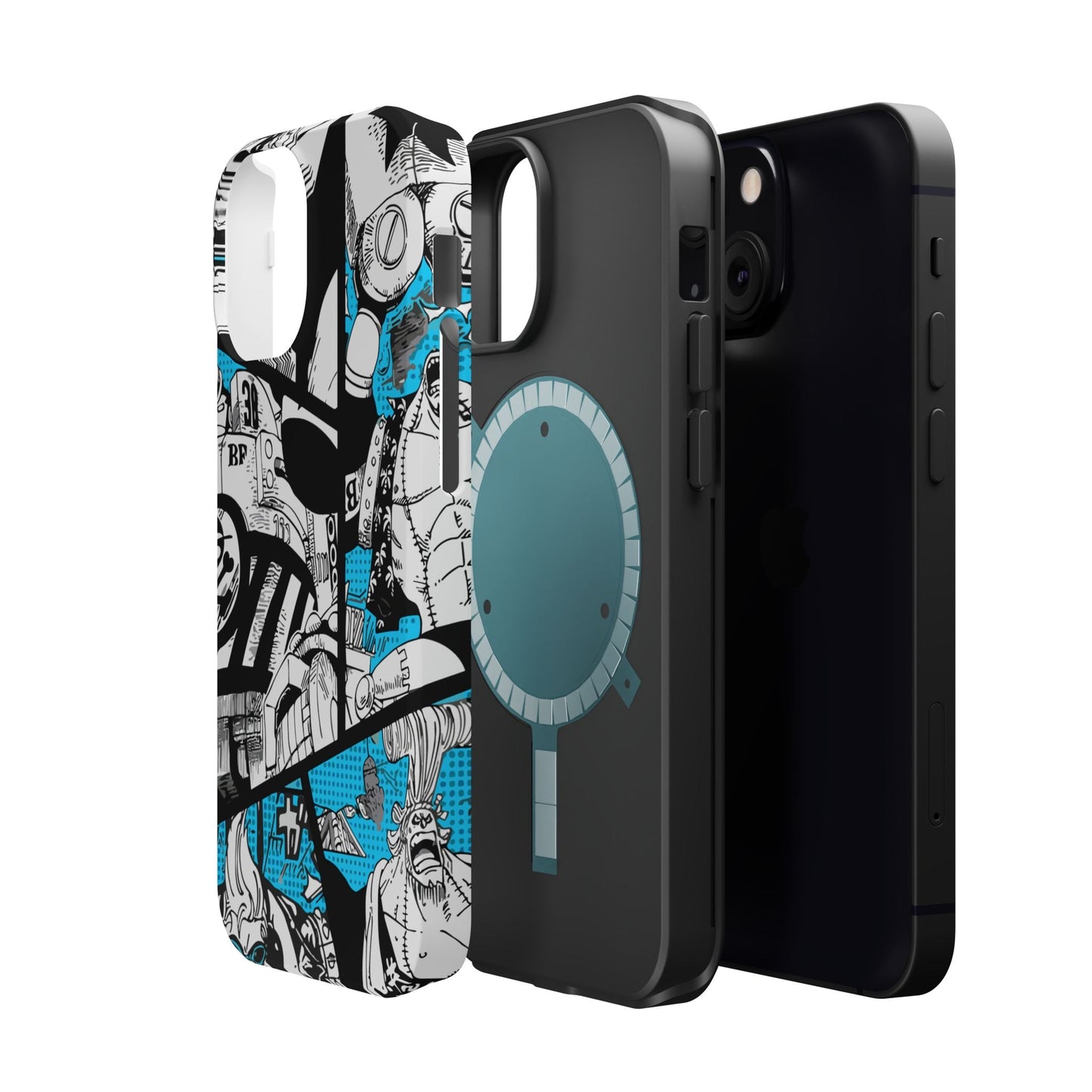 Franky Magnetic Tough iPhone Case – The Cyborg Powerhouse - AnimeKraf.com