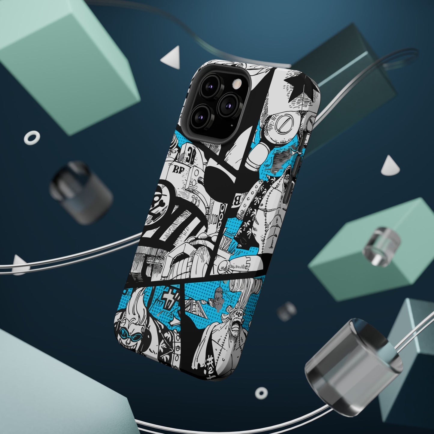 Franky Magnetic Tough iPhone Case – The Cyborg Powerhouse - AnimeKraf.com
