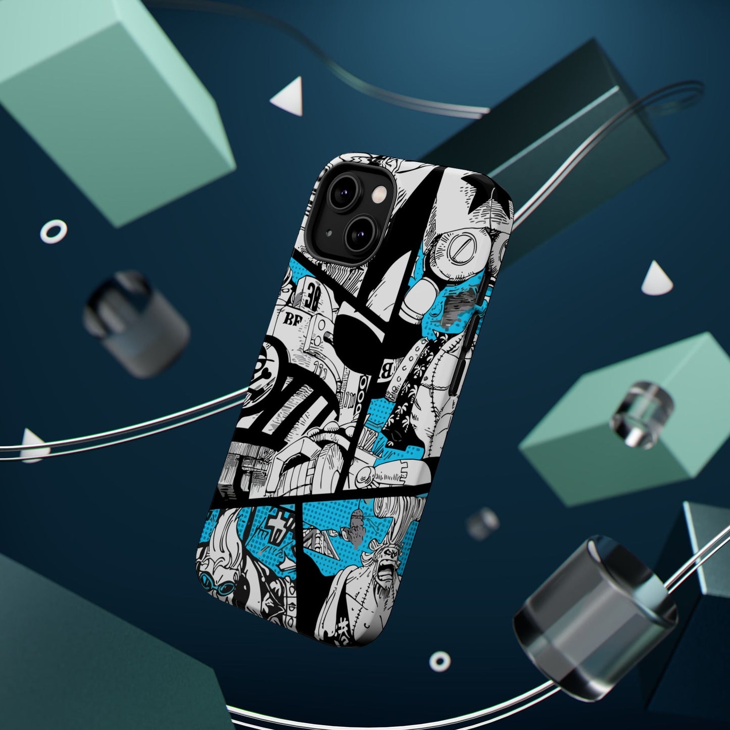 Franky Magnetic Tough iPhone Case – The Cyborg Powerhouse - AnimeKraf.com