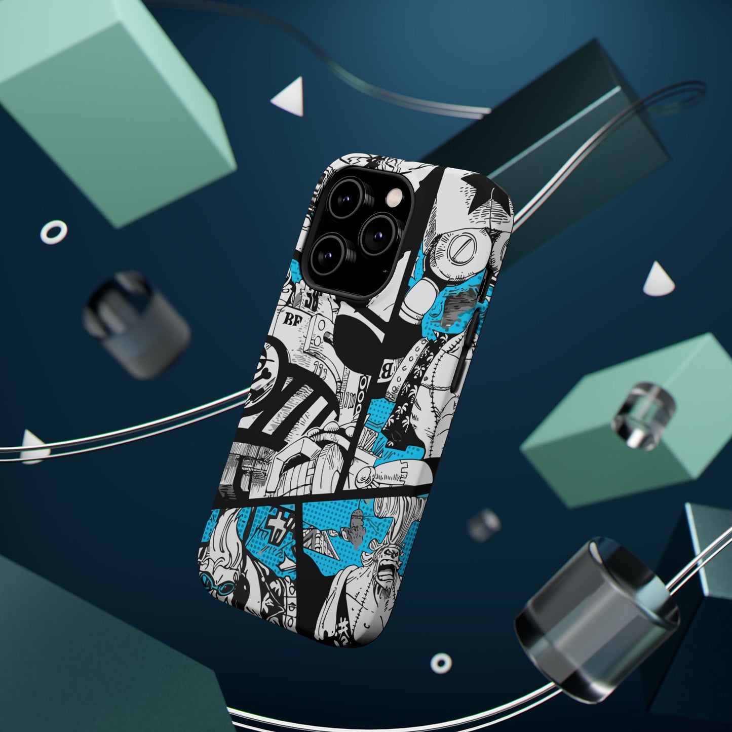 Franky Magnetic Tough iPhone Case – The Cyborg Powerhouse - AnimeKraf.com