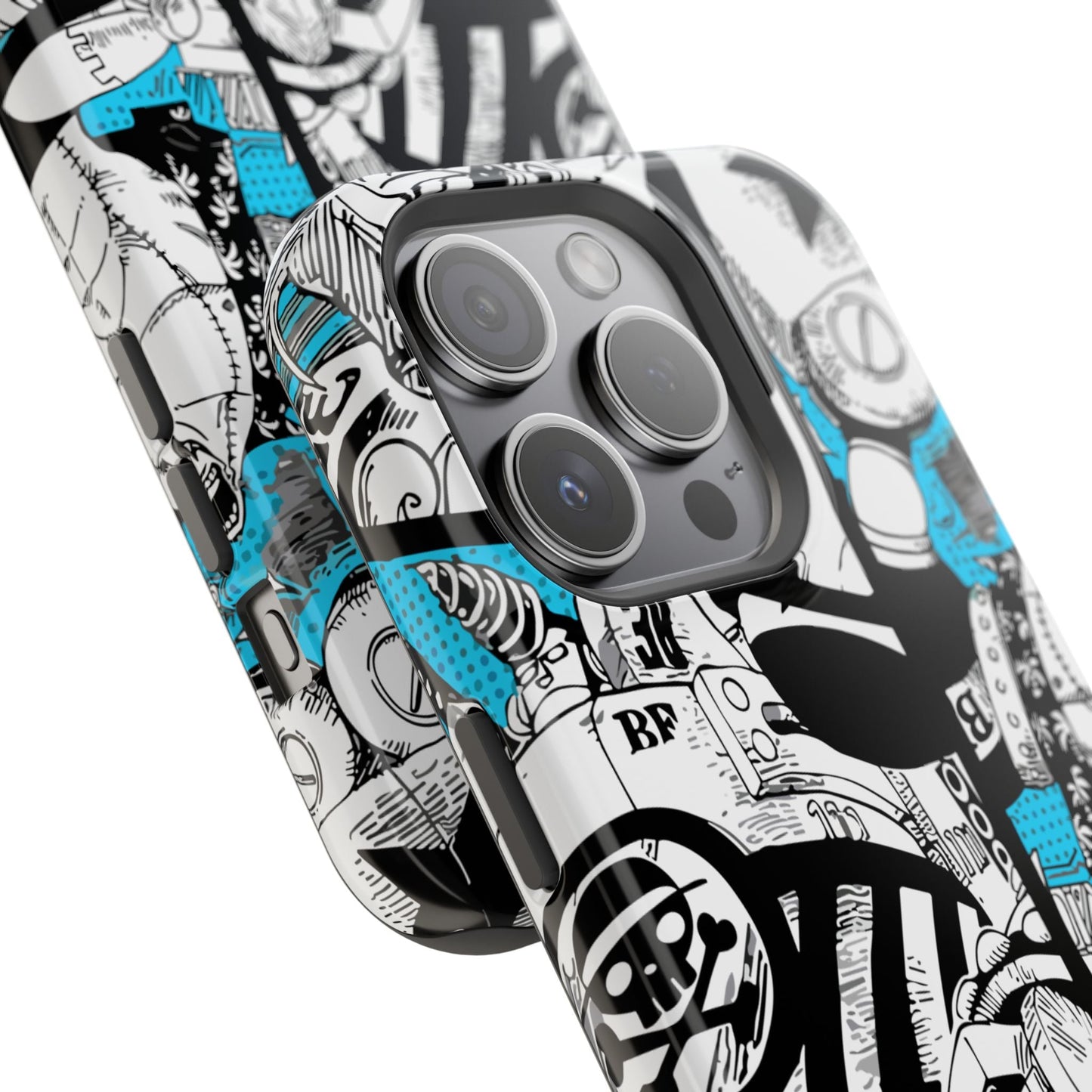 Franky Magnetic Tough iPhone Case – The Cyborg Powerhouse - AnimeKraf.com
