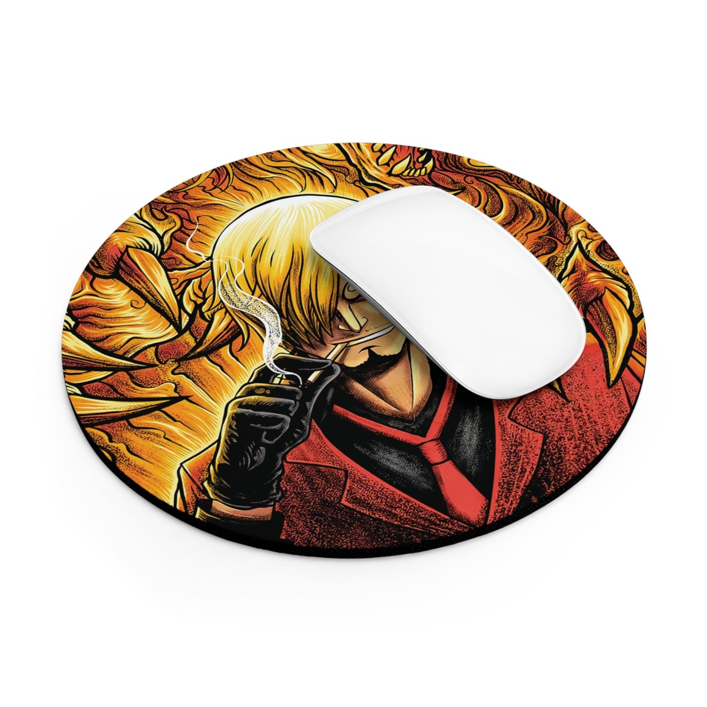 Sanji Fire Kick – Anime Mouse Pad for Gamers & Otaku - AnimeKraf.com