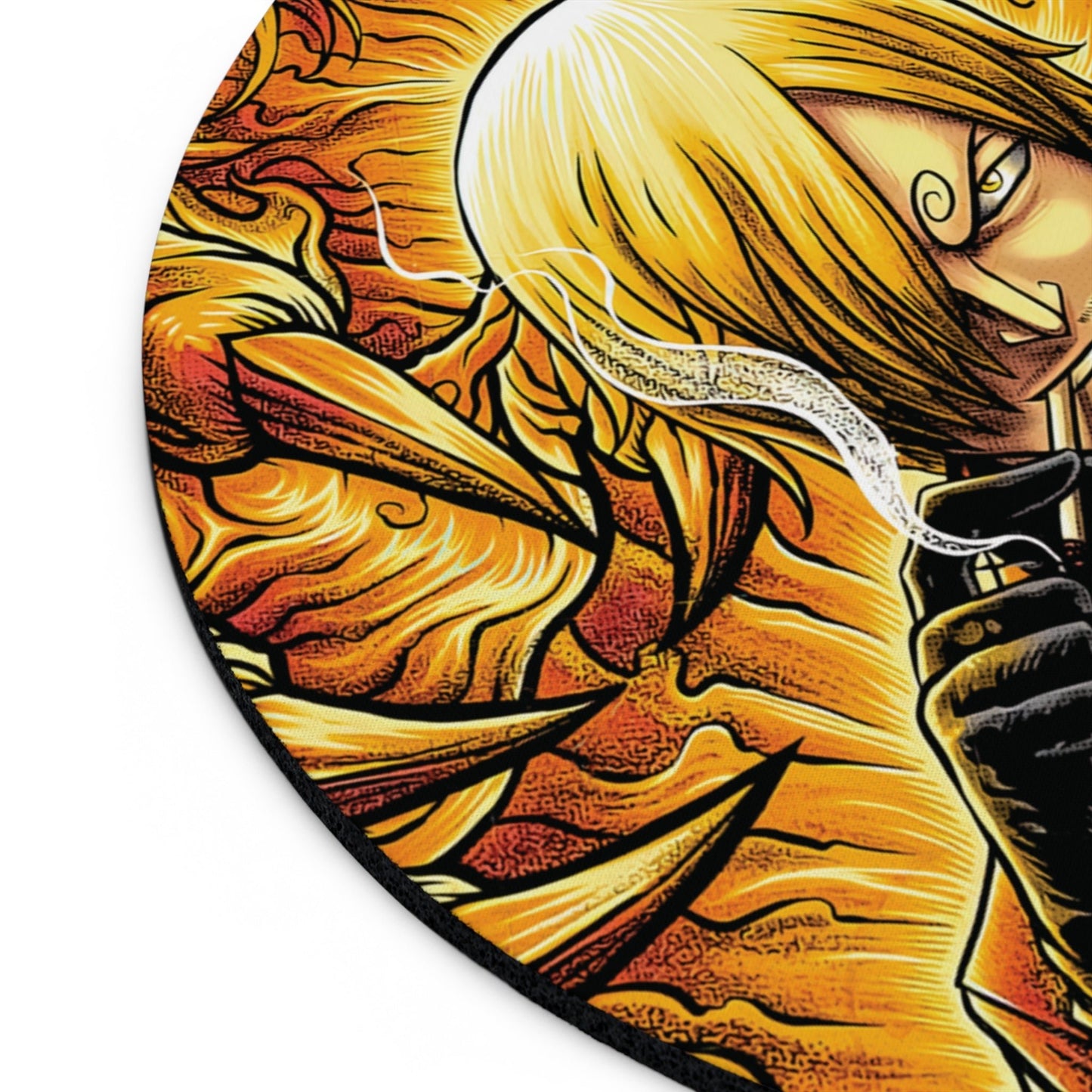 Sanji Fire Kick – Anime Mouse Pad for Gamers & Otaku - AnimeKraf.com