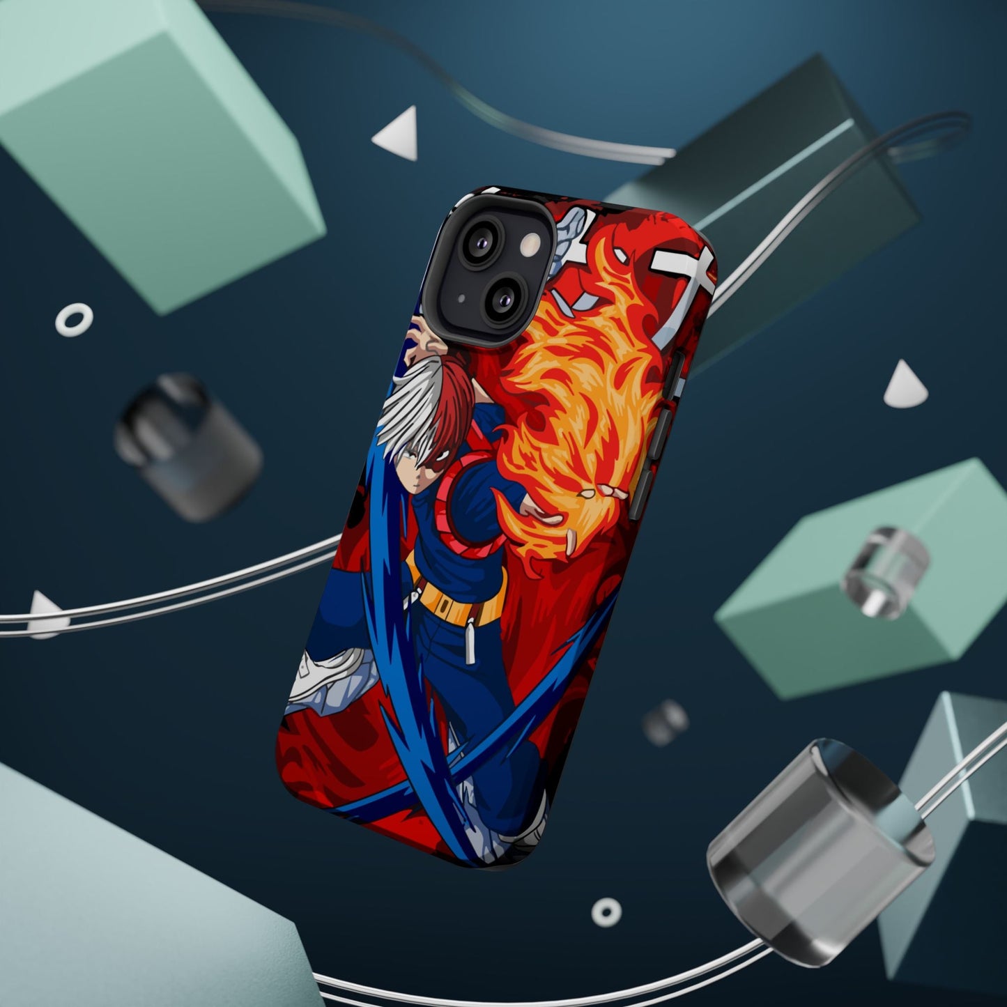 Shoto Todoroki Magnetic Tough Case – Dual Element Power & Protection - AnimeKraf.com