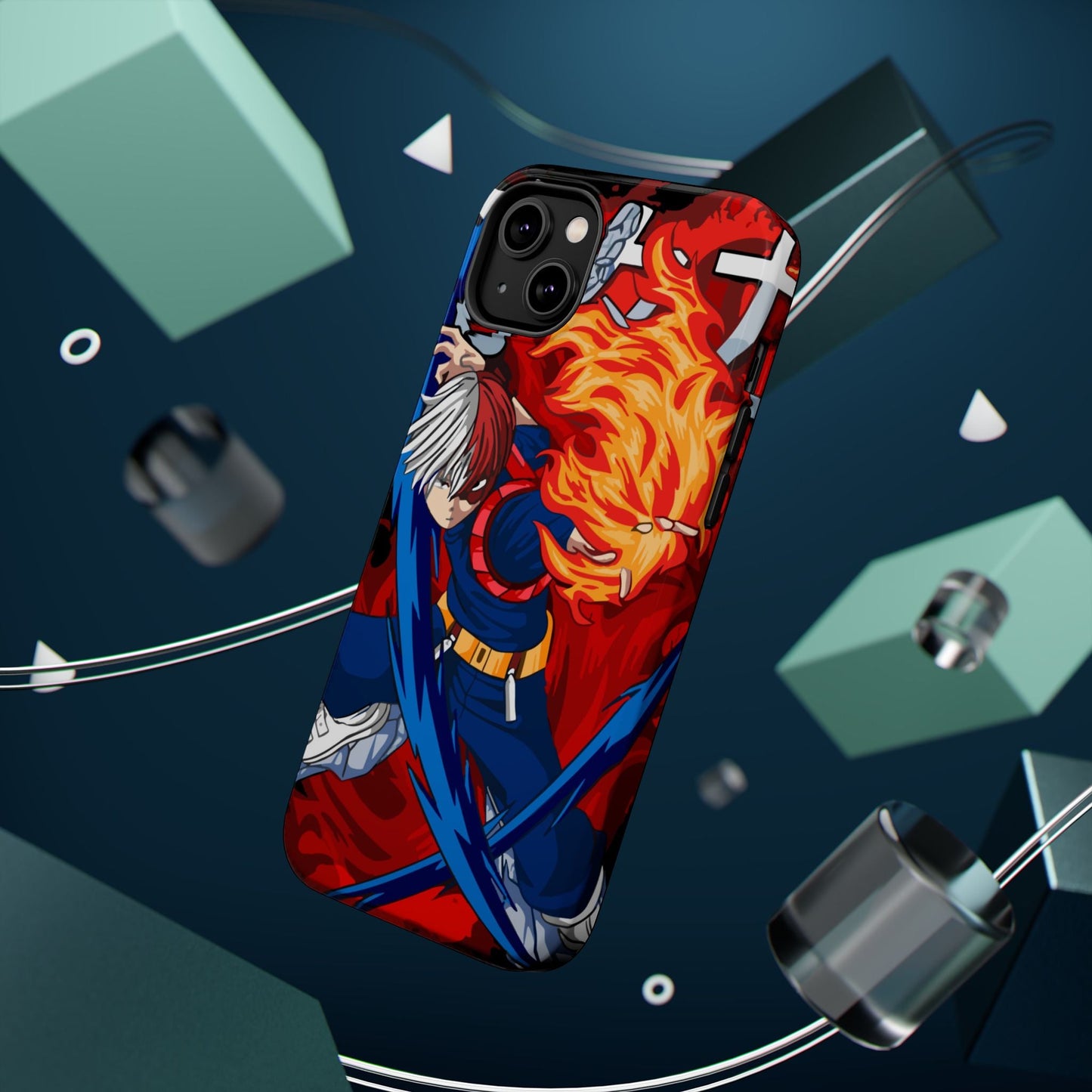 Shoto Todoroki Magnetic Tough Case – Dual Element Power & Protection - AnimeKraf.com