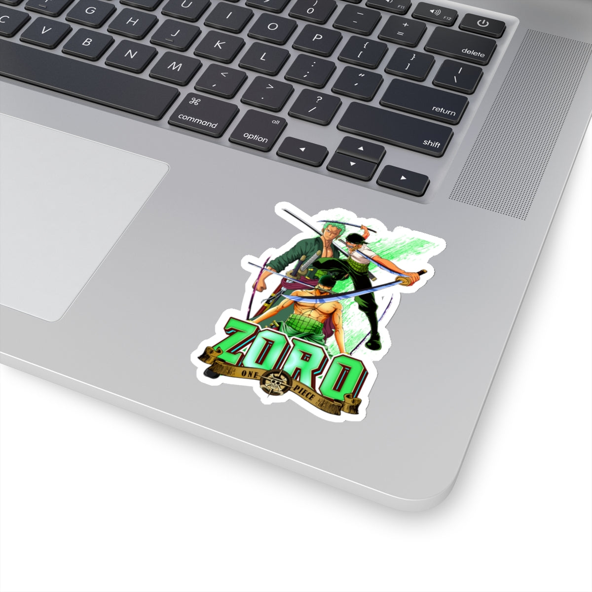 Triple Threat Zoro Sticker – Celebrate the Three-Sword Legend