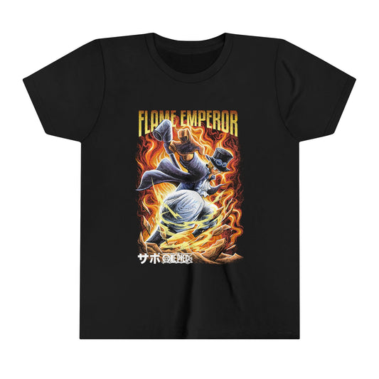 Flame Emperor Kids Tee – Sabo in Action