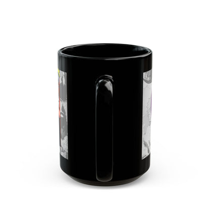 Naruto & Sasuke Black Ceramic Mug – Naruto Shippuden Duo Design