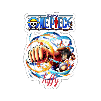 Monkey D. Luffy Kiss-Cut Vinyl Sticker – One Piece Pirate King Pose