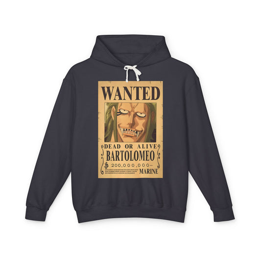 Bartolomeo Wanted Poster Men's Hoodie – One Piece Design