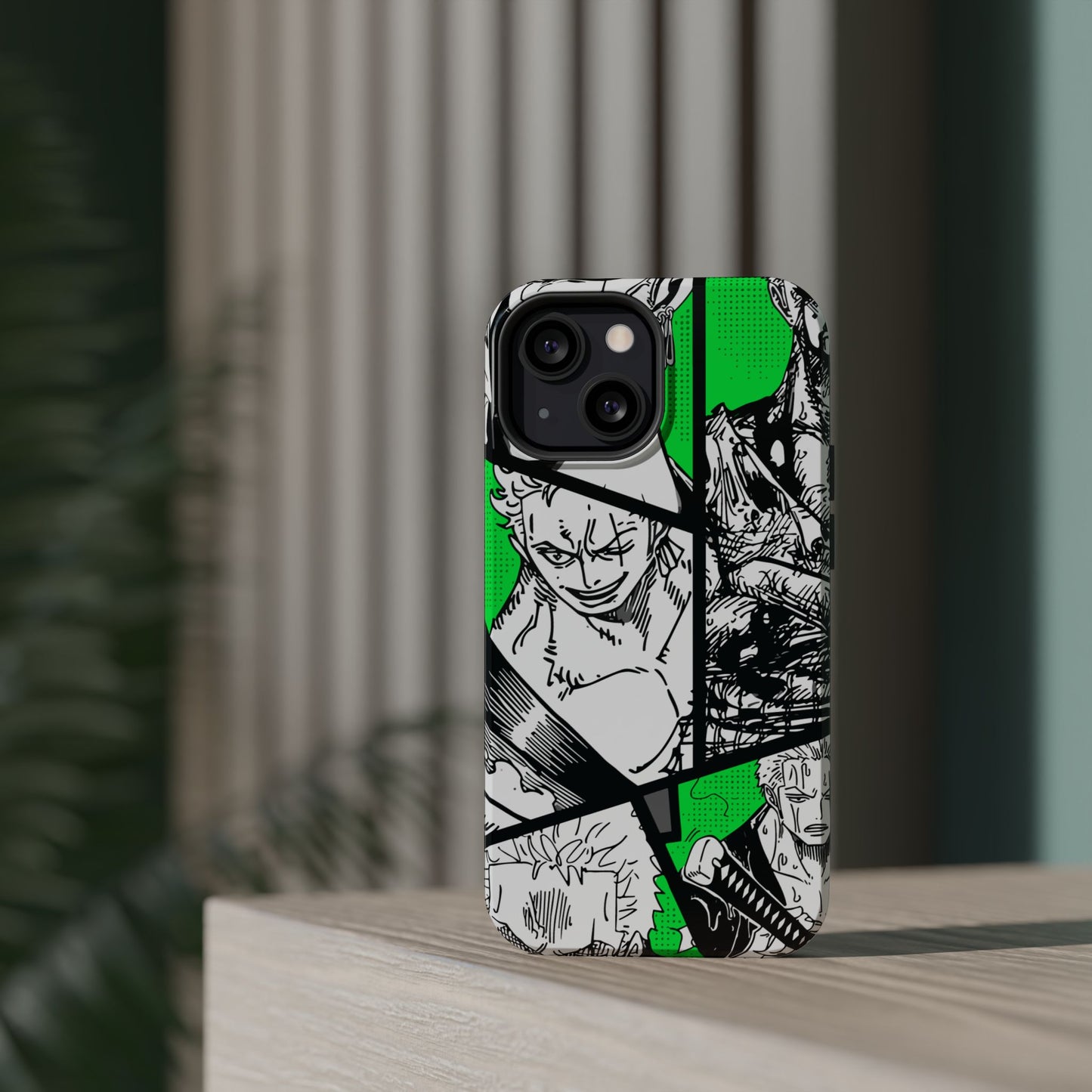 Zoro Magnetic Tough iPhone Case – Embrace the Spirit of the Swordsman