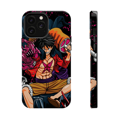 Monkey D. Luffy Magnetic Tough Case – Bold Straw Hat Captain Design