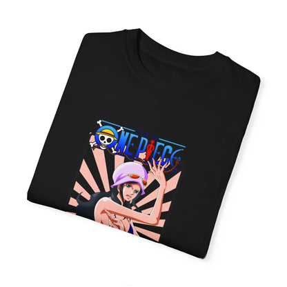 Garment-Dyed Nico Robin T-Shirt – One Piece The Archaeologist's Elegance