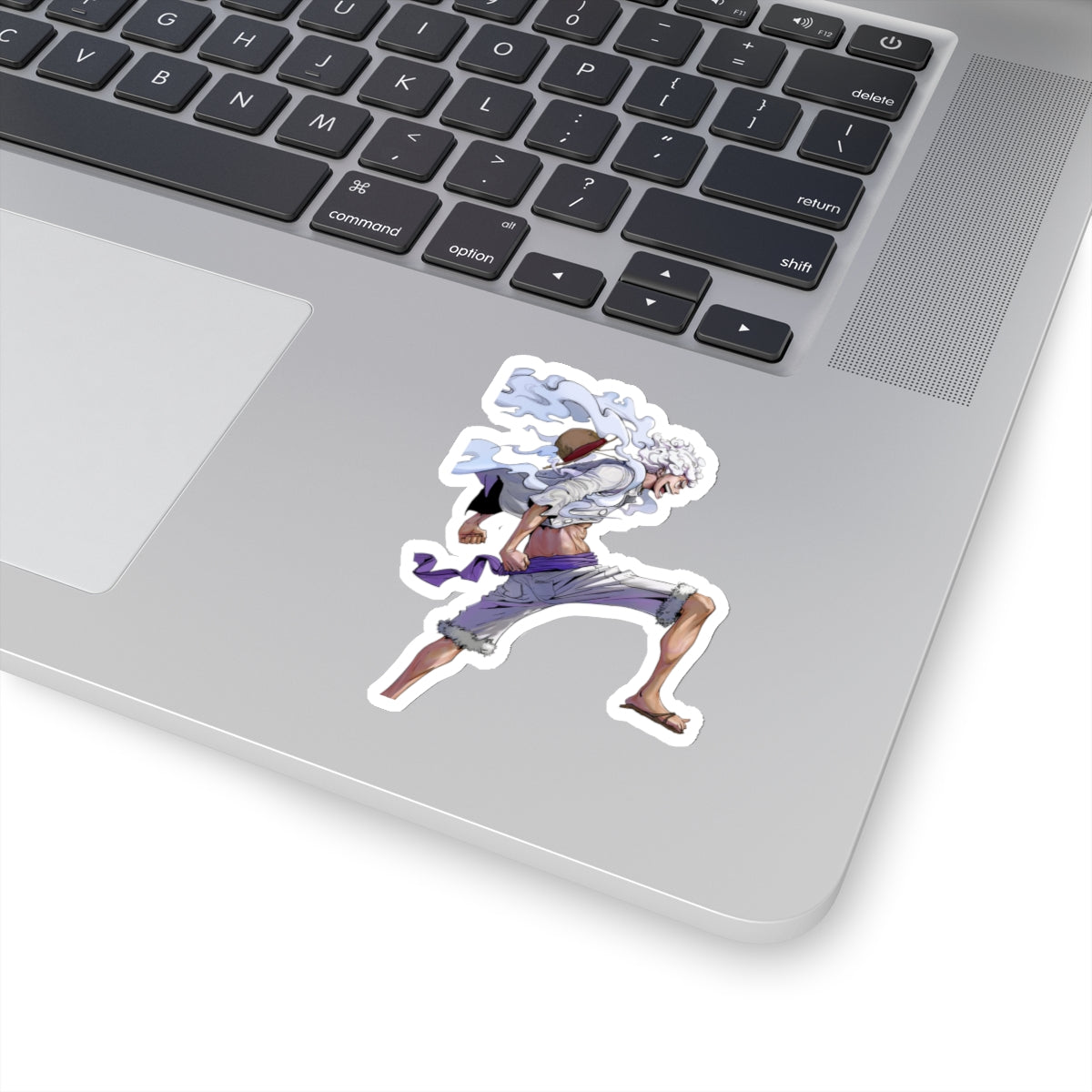 Gear 5 Luffy Kick Pose Kiss-Cut Sticker – Embody the Spirit of Freedom