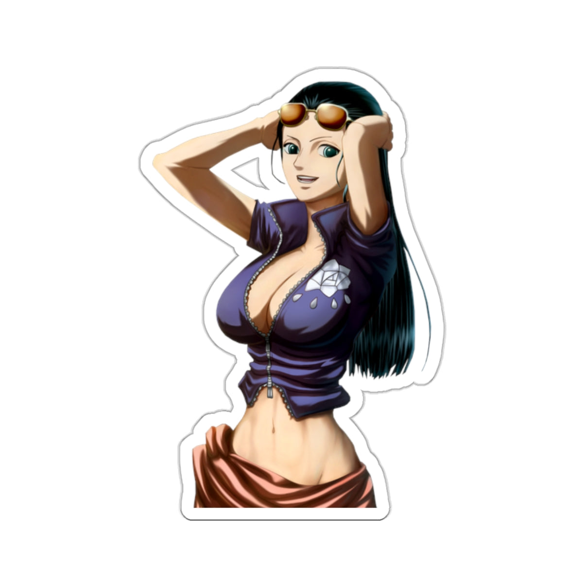 Nico Robin Kiss-Cut Sticker – The Calm and Elegant Archeologist