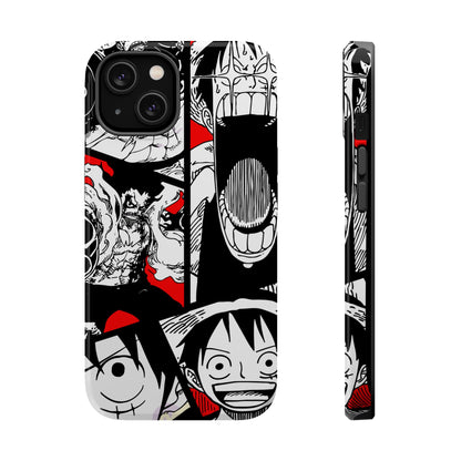 Luffy & Gear 5 Manga Tough Magnetic iPhone Case – Bold Adventure Design