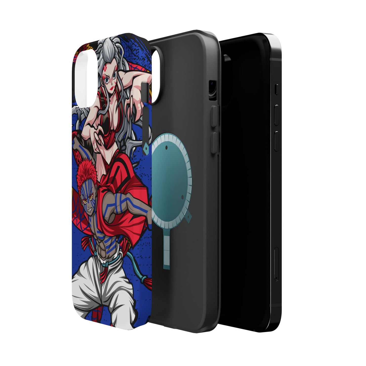 Akaza & Daki Tough Magnetic Case – Durable Anime-Inspired Design